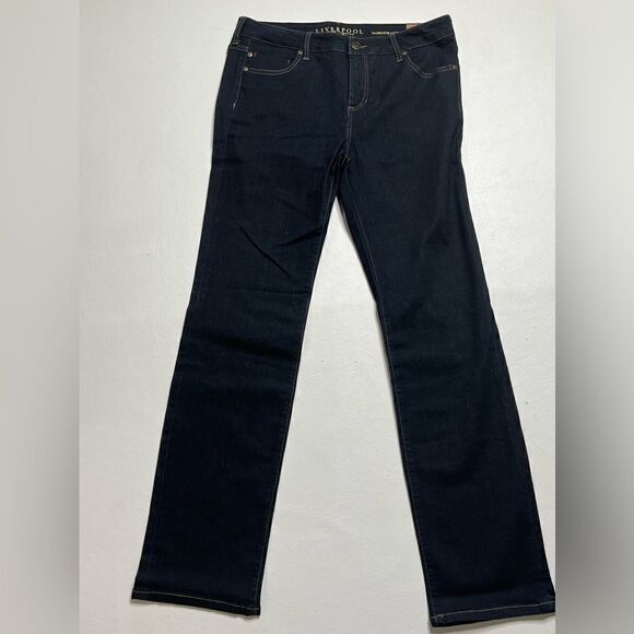 Liverpool | NWT Dark Denim Sadie Straight Jeans - Picture 1 of 8